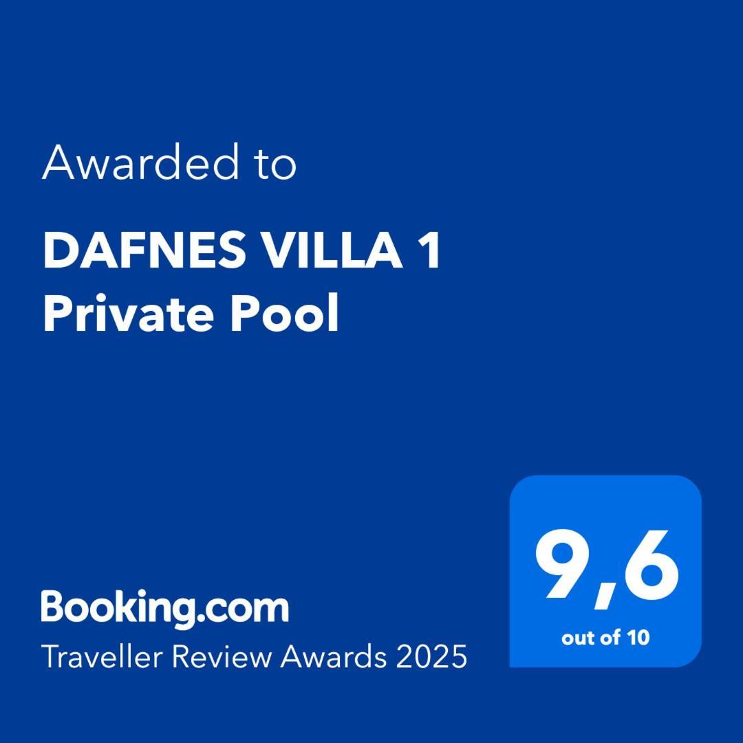 Dafnes Villa 1 Private Pool Perivolos  Buitenkant foto
